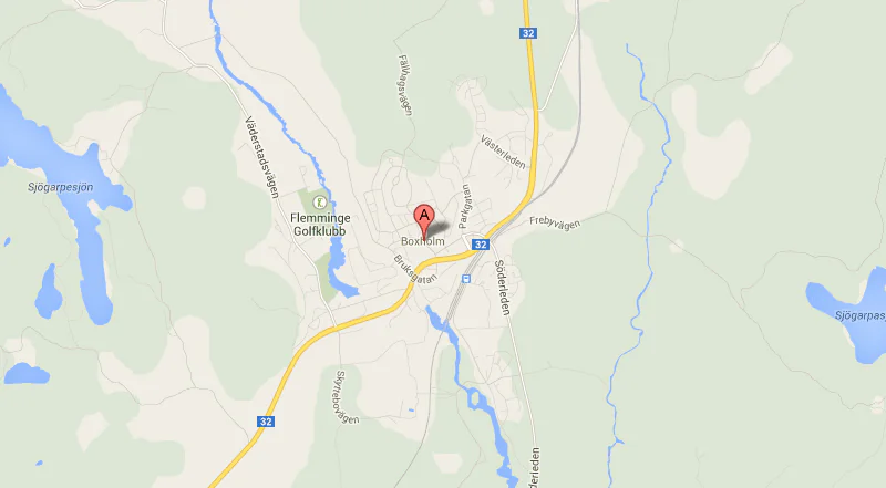 Boxholm karta