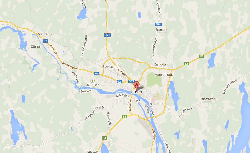 karta, Umeå kommun